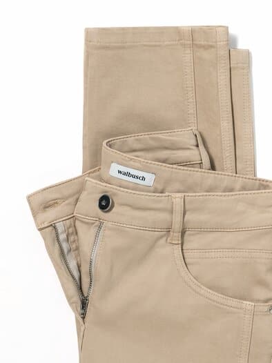 7/8-Baumwollhose Figurwunder FF Safaribeige