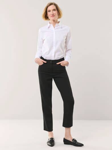 7/8-Baumwollhose Figurwunder FF Schwarz