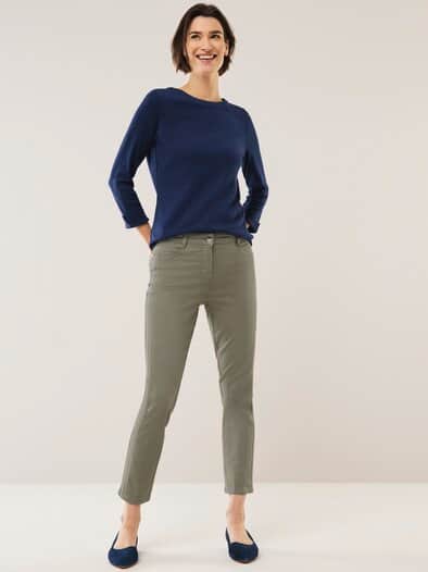 7/8-Baumwollhose Figurwunder FF Khaki