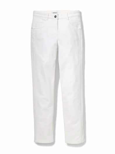 7/8-Baumwollhose Figurwunder FF Weiß
