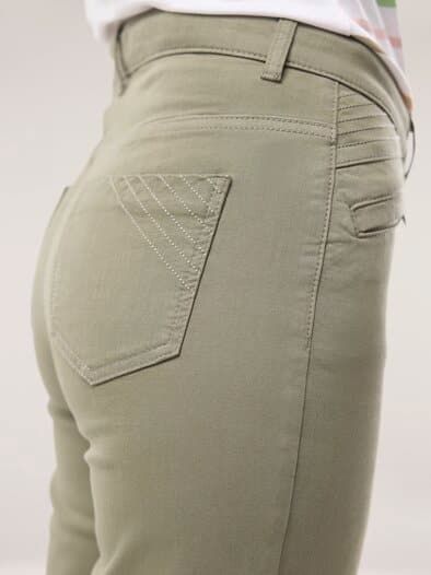 Powerstretch-Baumwollhose Khaki