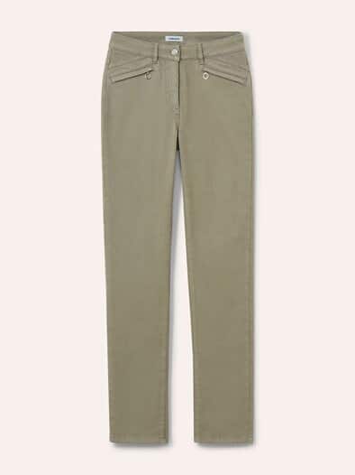 Powerstretch-Baumwollhose Khaki