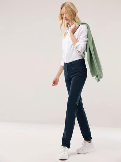 Powerstretch-Baumwollhose Nachtblau