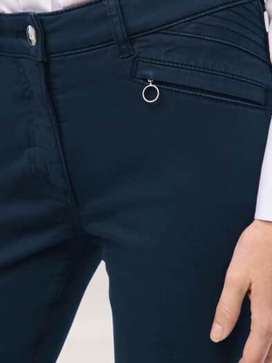 Powerstretch-Baumwollhose Nachtblau