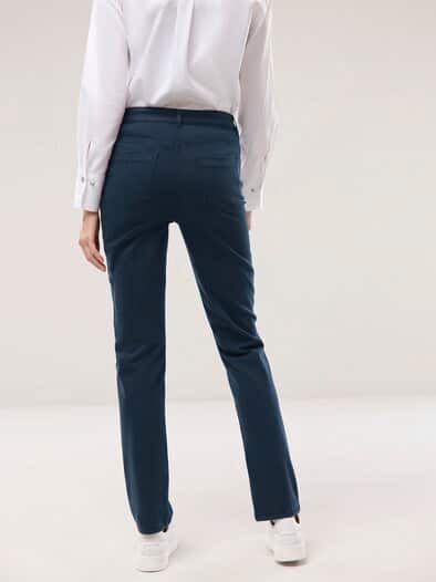 Powerstretch-Baumwollhose Nachtblau