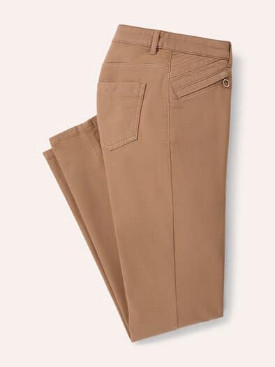 Powerstretch-Baumwollhose Praline