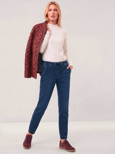 Jogger Jeans Blue Stoned