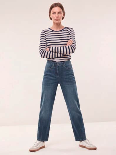 Barrel Jeans Blue Stoned