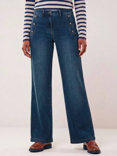 Sailor Marlene Jeans Blue Stoned