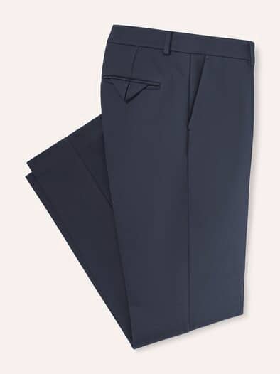 Hose aus festem Jersey Nachtblau