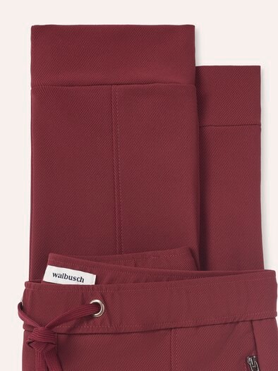 Jogpant aus Strukturjersey Merlot