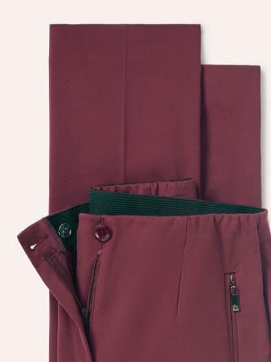 Hose aus Thermojersey Merlot