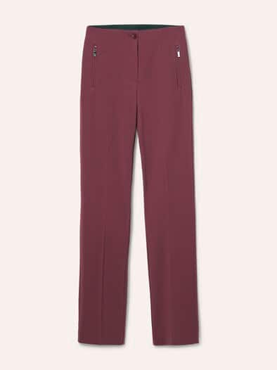 Hose aus Thermojersey Merlot