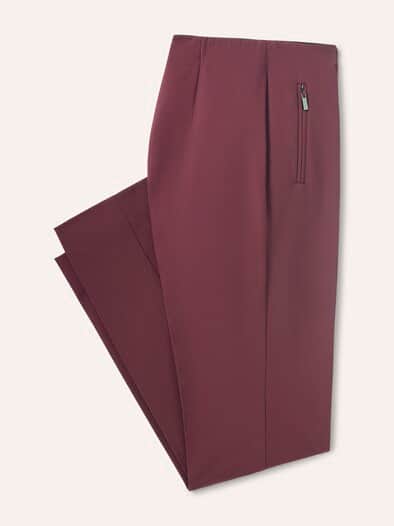 Hose aus Thermojersey Merlot