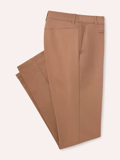 Extraglatt Baumwollchino Praline