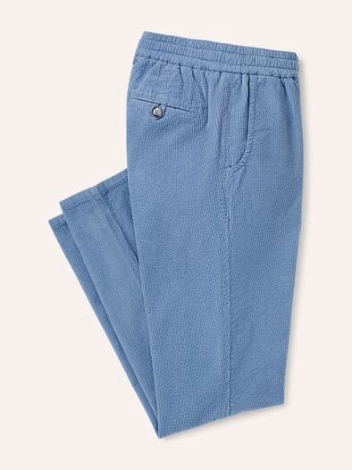 Jogpant aus weichem Cord Smokey Blue