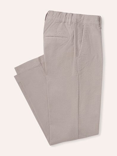 Marlene Hose aus weichem Cord Soft Sesam