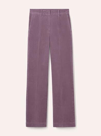 Marlene Hose aus weichem Cord Mauve