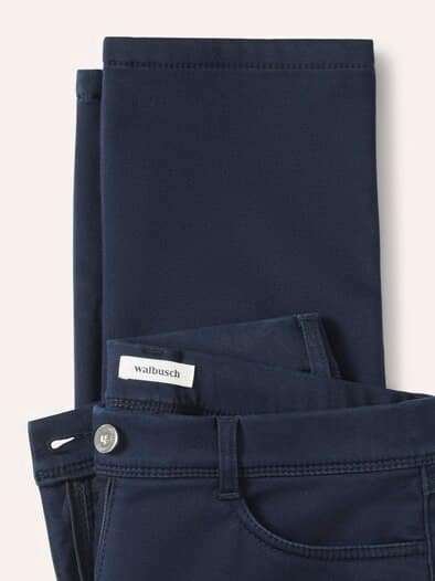 2-in-1-Extraglatt-Thermohose Nachtblau