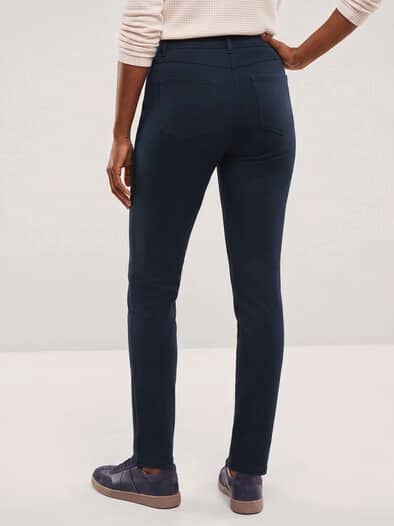 2-in-1-Extraglatt-Thermohose Nachtblau
