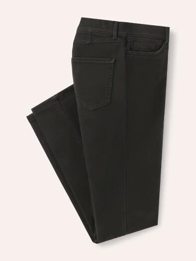 2-in-1-Extraglatt-Thermohose Schwarz
