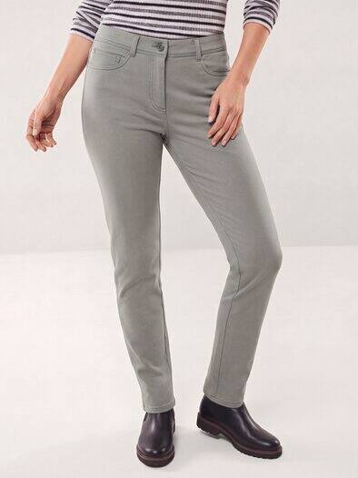 2-in-1-Extraglatt-Thermohose Anthrazit