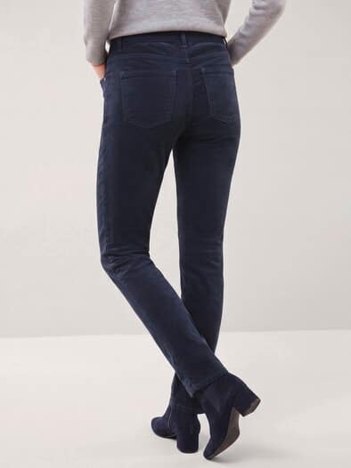 Five Pocket Cordhose Nachtblau