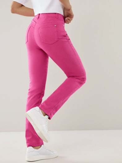 Yoga-Jeans Ultrastretch Fuchsia