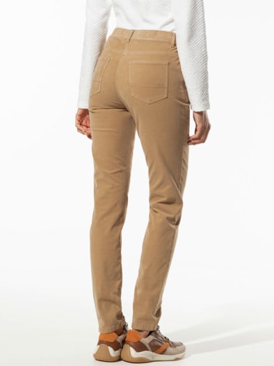 Feincord-Schlupfhose Caramel