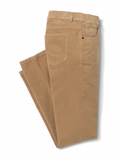 Feincord-Schlupfhose Caramel