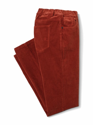 Feincord-Schlupfhose Zimt
