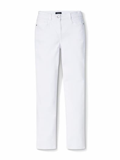 Five Pocket Highstretch-Denim Weiß