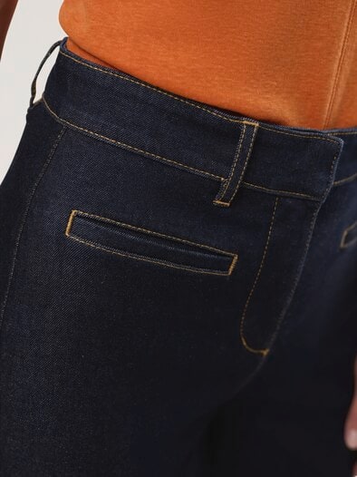 Marlene aus Stretchdenim Dark Blue