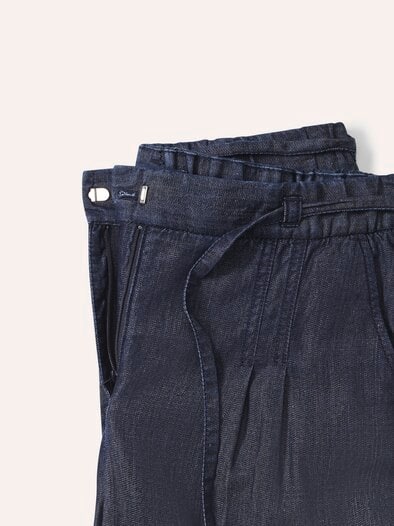Bermudas aus Denim Rinsed
