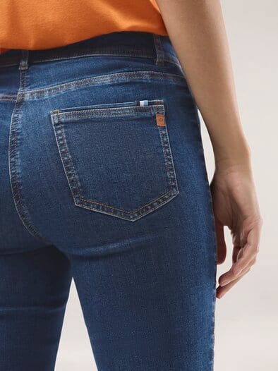 Passform-Jeans Slim Fit Blue Stoned