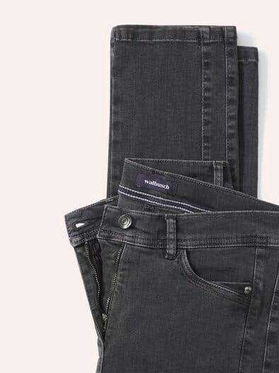 Passform-Jeans Slim Fit Anthrazit