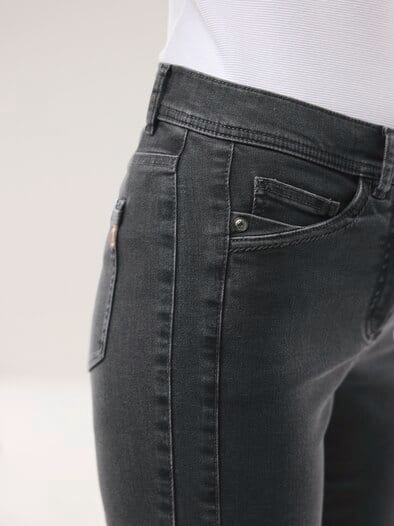 Passform-Jeans Slim Fit Anthrazit