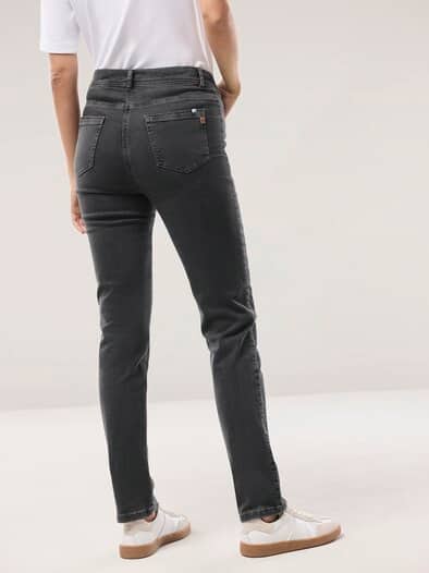 Passform-Jeans Slim Fit Anthrazit