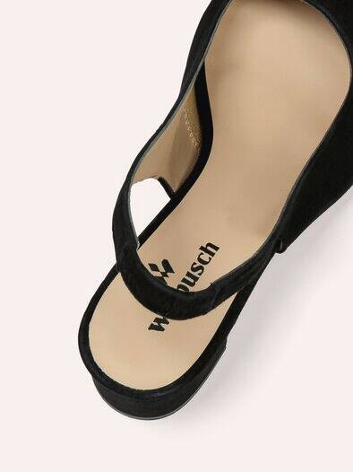 Soft Sling Pumps Schwarz