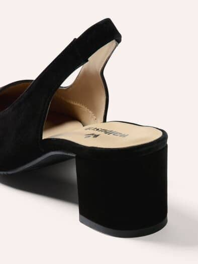 Soft Sling Pumps Schwarz