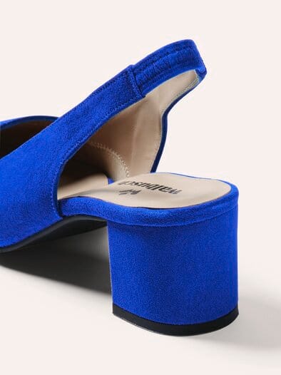 Soft Sling Pumps Blau