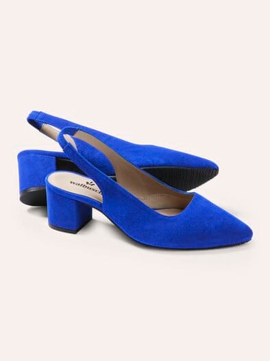 Soft Sling Pumps Blau
