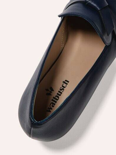Soft Loafer mit Schleife Blau