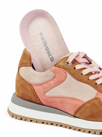 Soft Multicolor Sneaker Cognac/Beige