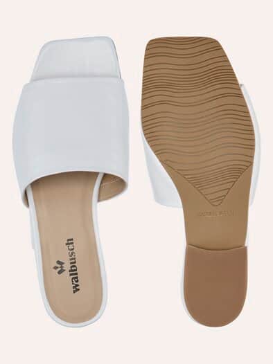 Bequem Pantolette Supersoft Weiß