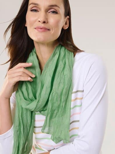 Seidenschal Salbei