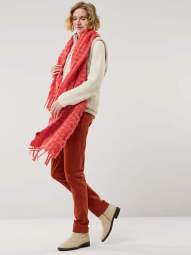 Strukturschal Sienna Dunkel