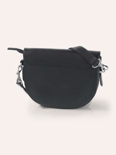 Leder Handtasche Schwarz
