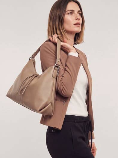 Lederbeutel-Tasche Praline