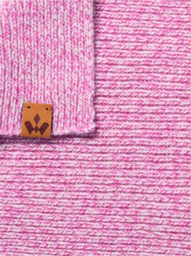 Strickschal Malve Melange